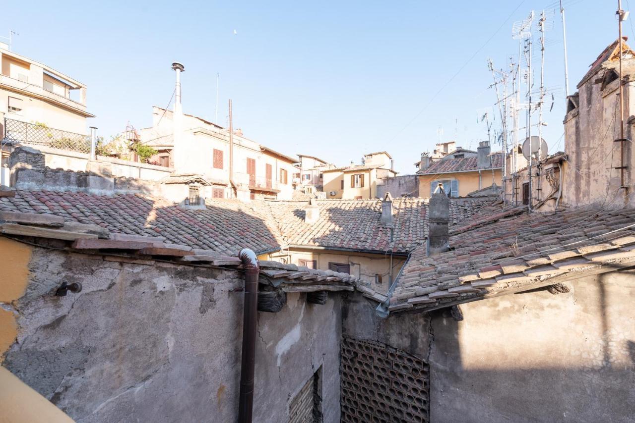 Stunning Campo De Fiori Apartment With Terrace Roma Exterior foto